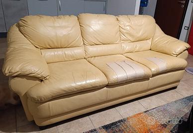 DIVANO 3 posti VERA PELLE