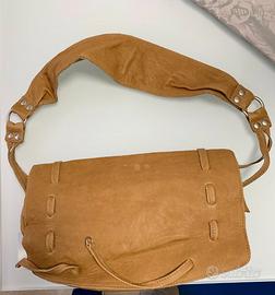 Borsa a spalla in vera pelle di Ernesto Jacono