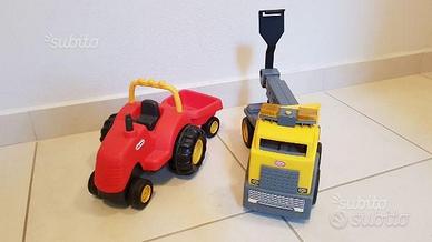 Little tikes trattore e carroattrezzi