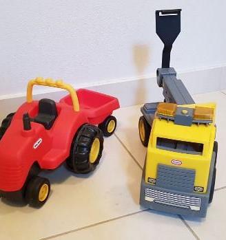 Little tikes trattore e carroattrezzi