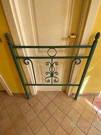 Letto in ferro battuto Vintage