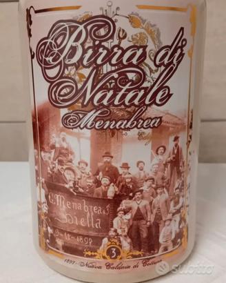 BOTTIGLIA BIRRA MENABREA VINTAGE NATALE 2010