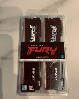 RAM Kingston Fury DDR4 16GB (2X8GB)