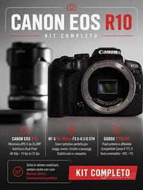 Canon EOS R10 - 18-150 RF - Godox TT685IIC