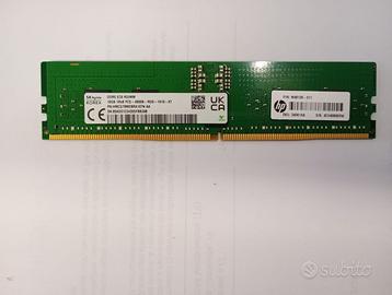 Memoria Originale HP 16 GB DDR5 4800 ECC [340K1AA]