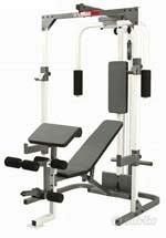 Palestra multifunzione  120 kg/ manubri /bilanceri