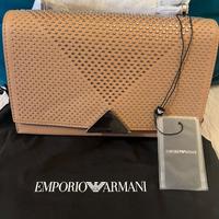 Borsa da sera rosa cipria Armani