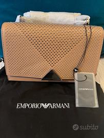 Borsa da sera rosa cipria Armani
