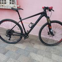 mtb cube reaction sl front + fork rigida carbonio