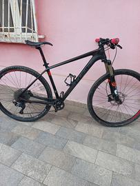 mtb cube reaction sl front + fork rigida carbonio