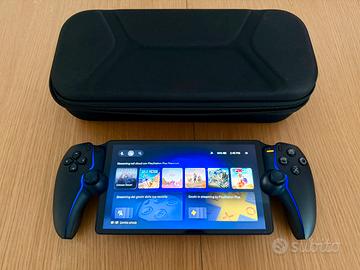 PlayStation Portal nera + custodia e auricolari
