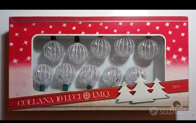 serie luci di Natale vintage