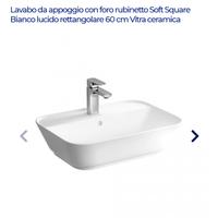 Lavabo Vitra rettangolare NUOVO