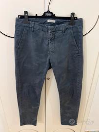 Pantalone blu minetico Dondup