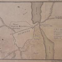 Mappa antica del Settecento 