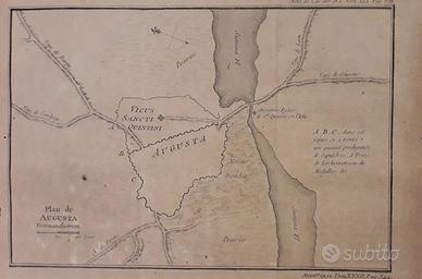 Mappa antica del Settecento 