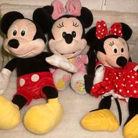 Topolino, Minnie e Baby Minnie pupazzi