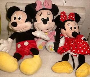 Topolino, Minnie e Baby Minnie pupazzi