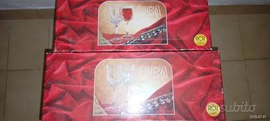 Set 12 calici di cristallo RCR Opera acqua e vino