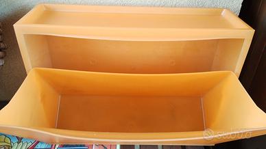 scarpiera trones ikea arancione 