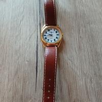 orologio vintage  Saint-Herve' marrone oro
