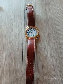 orologio vintage  Saint-Herve' marrone oro