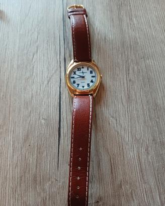 orologio vintage  Saint-Herve' marrone oro