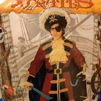 Costume carnevale capitano dei pirati 5/7 anni