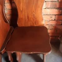 sedie rustiche in legno