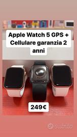 Apple Watch 5 GPS + Cellulare 4G garanzia 2 Anni