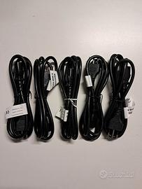 5 Cavi Alimentazione PC Monitor Stampanti