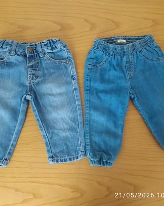 jeans neonato 6-9 mesi Benetton/Prenatal