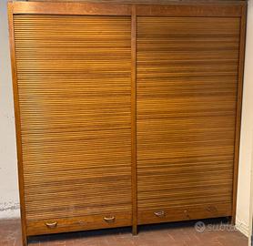 Classificatore in legno massello con tapparelle