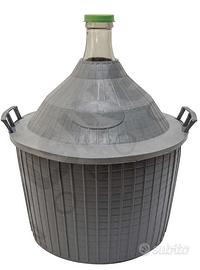 2 damigiana 54L vetro con cestello