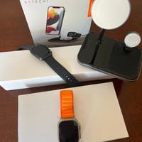 Apple Watch Ultra + Stand ricarica Satechi