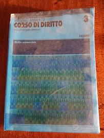 libro scolastico vintage  diritto commerciale