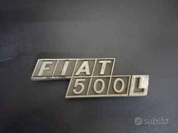 Logo FIAT 500 L in metallo - Accessori Auto In vendita a Torino