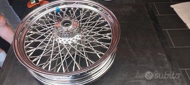 Harley softail evo cerchio posteriore 80 raggi