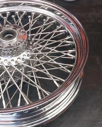 Harley softail evo cerchio posteriore 80 raggi