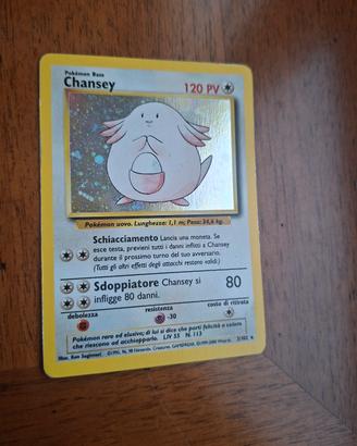 Chansey 3/102 Card Pokemon Set Base 2000