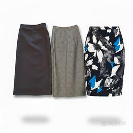 Gonne taglia M Grigio e Principe di Galles