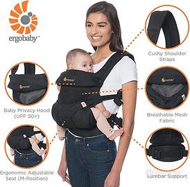 Marsupio Ergobaby 360 Black