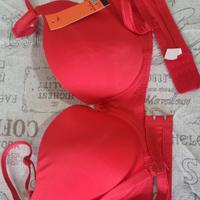 Reggiseno rosso coppe preformate tg 6  /95b