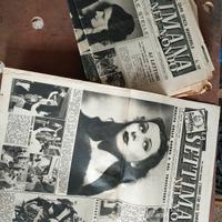 Giornali vintage la settimana nel mondo