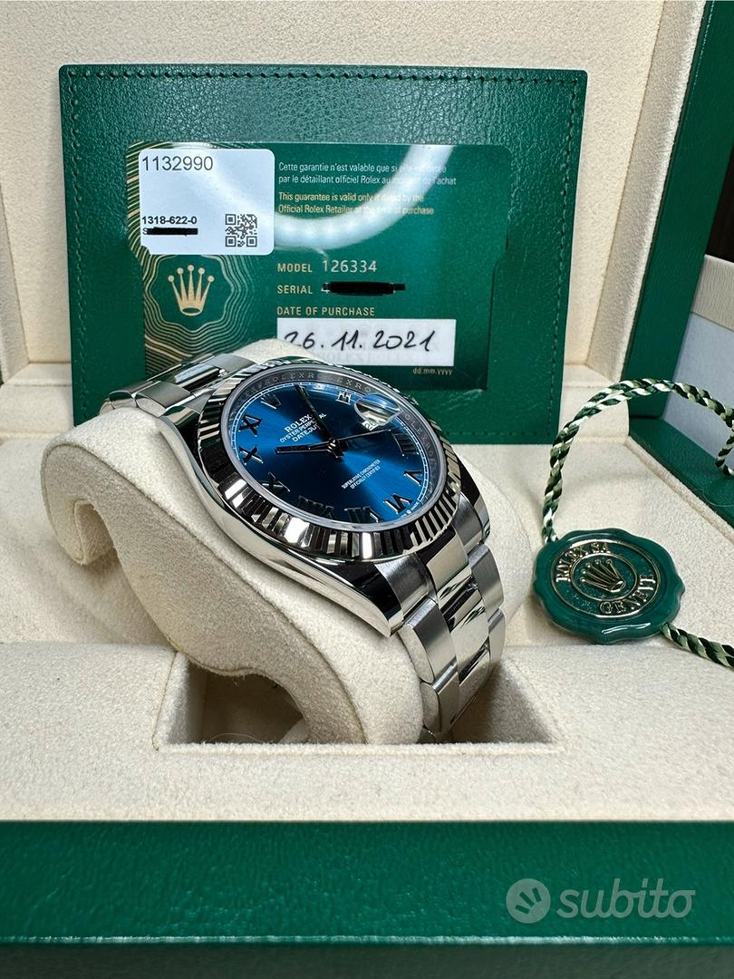 Rolex on sale datejust subito