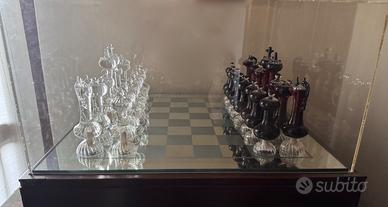 SCACCHIERA REALE Mazzetti in cassa legno anticato