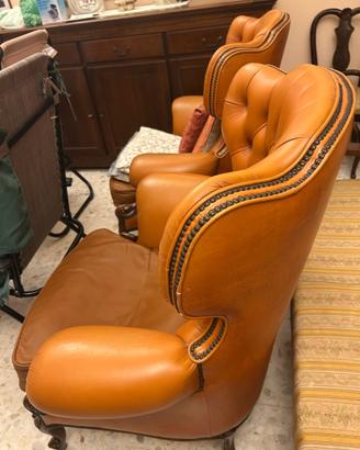 Sedie chesterfield  anni 60/70
