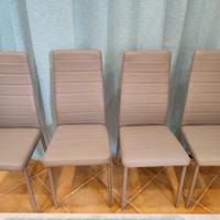 4 sedie beige nuove