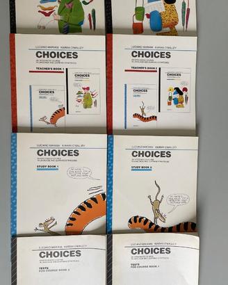 8 Libri Inglese "Choices" Zanichelli