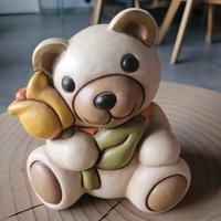 Orso con tulipano giallo - Thun